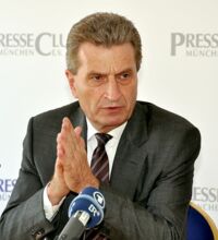 EU-Kommissar Günther Oettinger am 17. Juni 2013