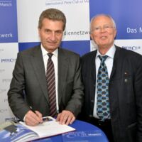 Günther Oettinger und Ruthart Tresselt