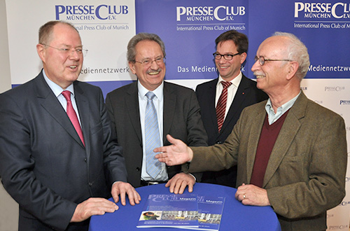 Christian Ude, Peer Steinbrück, Florian Pronold, Peter Schmalz